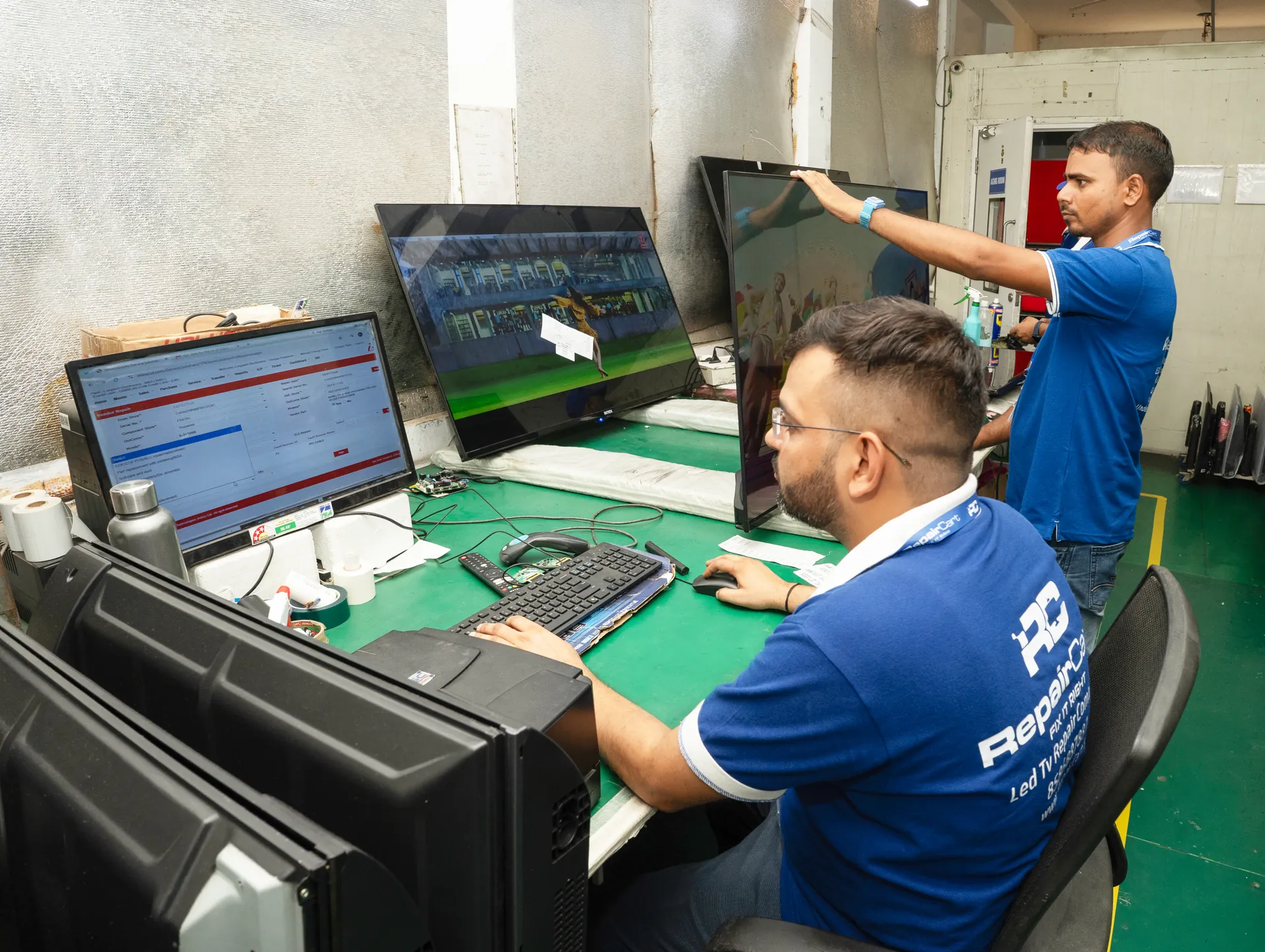Quality Assurance & Screen Aging Test Zone
